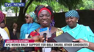 (WATCH) APC Women Rally Support For Bola Tinubu, Other Candidates
