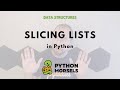 List slicing in Python