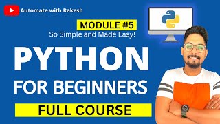 Python for Beginners - Full Course Module 5