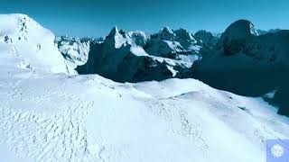 Snow Mountain nature by drone || #4k #nature status #relaxingmusic #nature #fabulousnatureworlds
