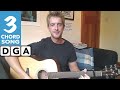 Easy 3 Chord Songs - 'Sit Down' by James - Beginners Guitar Lesson Tutorial