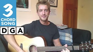 Easy 3 Chord Songs - 'Sit Down' by James - Beginners Guitar Lesson Tutorial