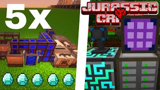 MAQUINA QUE QUINTUPLICA MINÉRIOS - MINECRAFT JURASSICO