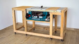 Como hacer una mesa para sierra de banco