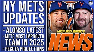 NY Mets Updates: Alonso's Inevitable Return \u0026 Why, Mets MOST IMPROVED Team, PECOTA Mets Projections