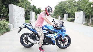 豪爵铃木GSX250R，国产250级别跑车中，颜值最高，但是动力一般