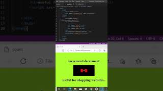 INCREMENT/DECREMENT USING JAVASCRIPT #shorts #coding #javascript #javascripttutorial