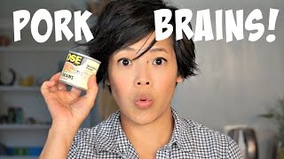 Emmy Eats PORK BRAINS