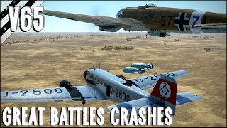 Carpet Bombing Bombers, Water Crashes \u0026 More! V65 | IL-2 Sturmovik Flight Simulator Crashes