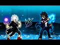 Shigaraki V2 (Resprite) (New) VS Dabi V2 in Jump Force Mugen