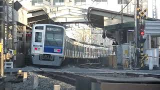 西武鉄道6104F　準急池袋行　稲荷山公園到着