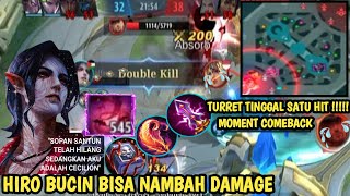 EPIC COMEBACK TERSADIS TURRET TINGGAL SATU HITS - CECILION 500 STACK TERLALU NGERI || MLBB