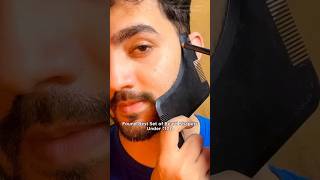Easy Beard Shaping Trick 😍🔥 #youtubeshorts #skincare  #beard #shorts #viral #haircare