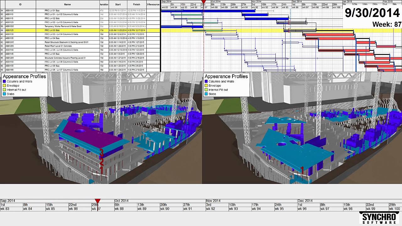 Building 4D Construction Sequence Schedule Progress Tracking - YouTube