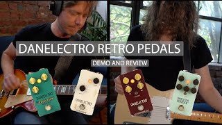 Danelectro Vintage Pedals Demo and Review