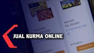 Omzet Menurun, Pedagang Kurma Jualan Online