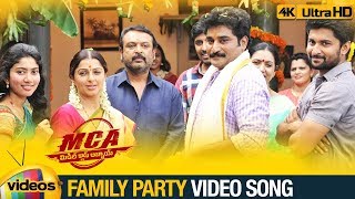 MCA Full Video Songs 4K | Family Party Video Song | Nani | Sai Pallavi | DSP | Mango Videos