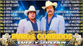 Puros Éxitos De Oro🔥Luis Y Julián🤠🔥~ | Corridos Viejitos Mix Para Pistear🍻🎶 || Las Más Nueva 2212