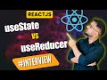 useState vs useReducer Explained with Example | React Interview Question