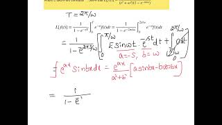 Laplace Transform of periodic function