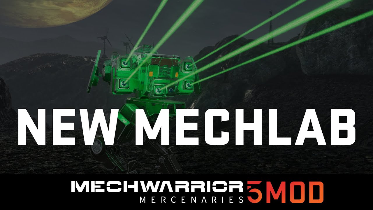 Mechwarrior 5 Mod Review - Be The Hero - Yet Another Mechlab - YouTube