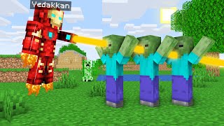 I Killed Mobs As IronMan In Minecraft | Malayalam