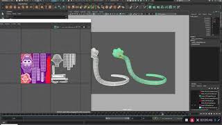Copy UVs from one object to another in Maya.