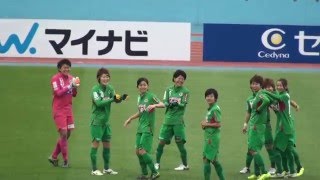 第37回皇后杯準決勝 ベレーザ0(PK2-3)0新潟 ベレ入場から円陣まで