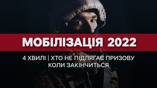 Мобілізація 2022: що це, як проходить, хто не підлягає призову та коли закінчиться