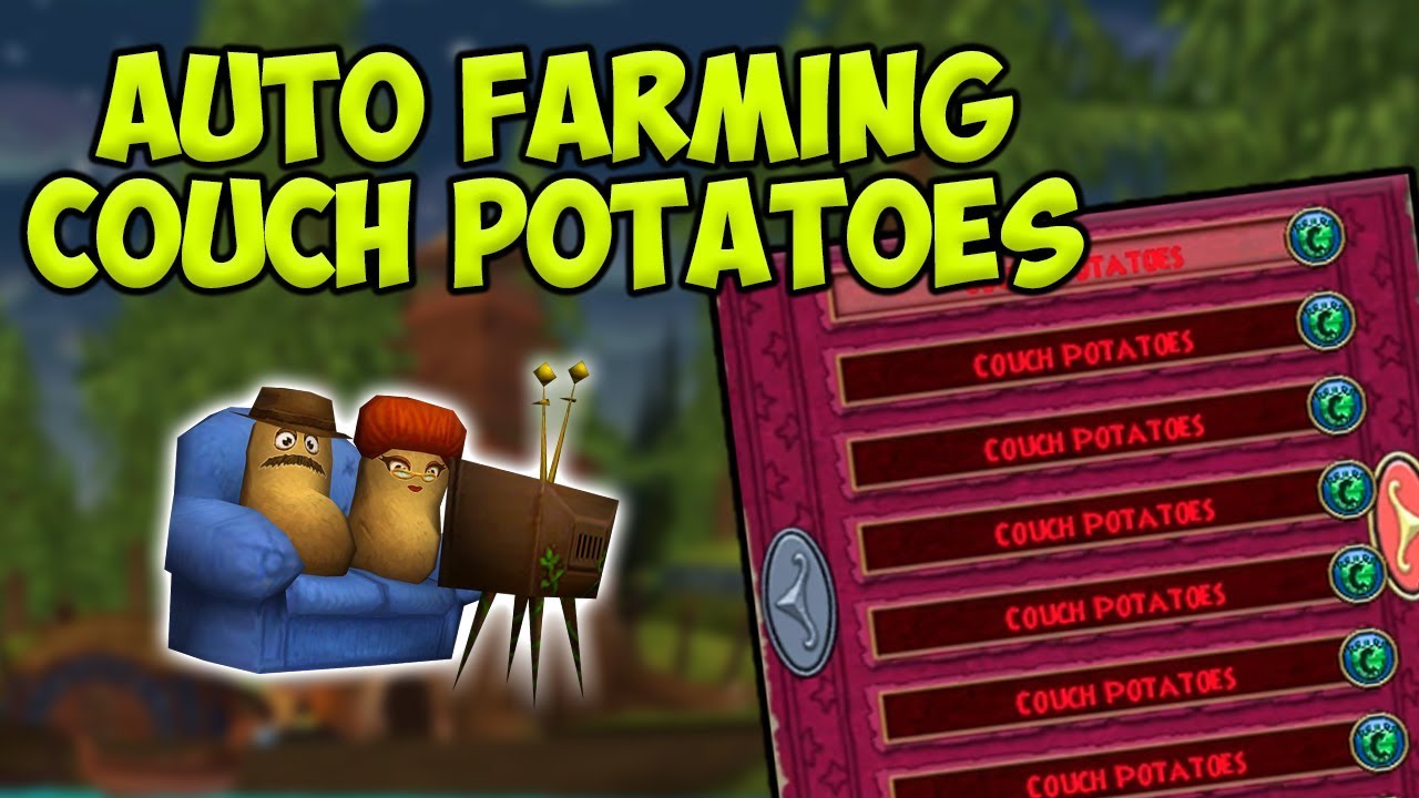 Couch Potato Farming Wizard101