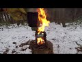 camping stove lixada folding wood stove twig stove