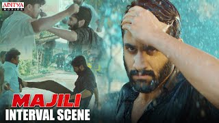 Majili Interval Fight Scene | Majili Hindi Dubbed New Movie | Naga Chaitanya, Samantha