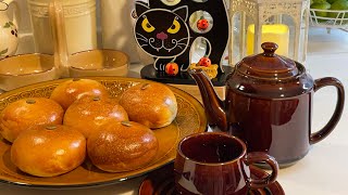 ハロウィンのかぼちゃあんパン🎃🧙 | 幸せなパン作り🍞楽しい針仕事