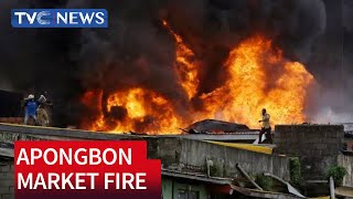 APONGBON MARKET FIRE: Shop Owner Laments Loss of Goods Worth Millions of Naira