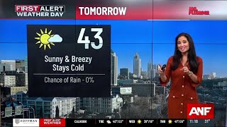 First Alert: Frigid Tuesday; winter storms Friday \u0026 Saturday