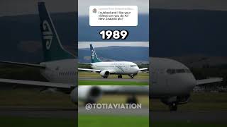 Evolution of Air New Zealand 🇳🇿 #aviation