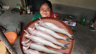 LOTE FISH CURRY !!! Cooking Lote Fish With Farm Fresh Vegetables | Village Style Lote Fish Recipe |