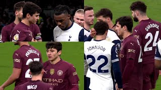 Khusanov Vs Tottenham Hotspur (Spurs) 1 : 0,  Man City Vs Spurs Premier League 02.27.2024/2025