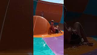Space Bowl water slide at Dream Water world Hotel 💦#shorts #waterpark #waterslide