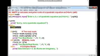 Python #12 Conditional Statements Programs Part 3
