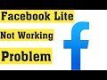 How to Fix Facebook Lite Not Opened in Android Mobile || Fix Facebook Lite Not Open Problem Solved