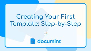Creating Your First Template: Step-by-Step 📑