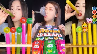 [ASMR] ‎@AsmrWD 신기한물먹방 #candy #eat #lips #물먹방#아이스크림