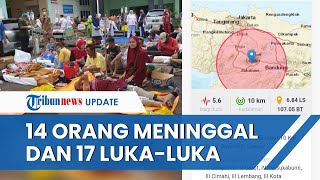 BNPB: 14 Orang Meninggal Dunia dan 17 Luka-luka Akibat Gempa di Cianjur