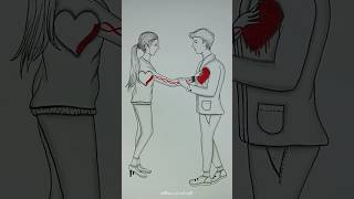 True love 💕 #shorts #youtubeshorts #art #drawing #love #creative #viral #ahsanartandcraft