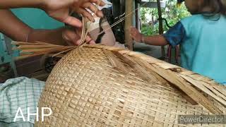 How to making fishing basket, Thop saba part (3)