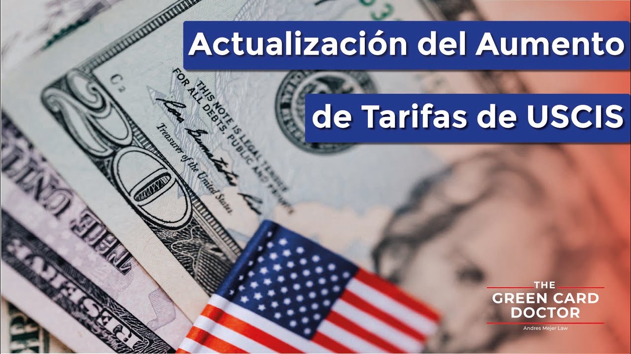 ¿Qué Está Pasando Con El Aumento De Tarifas De USCIS? - YouTube