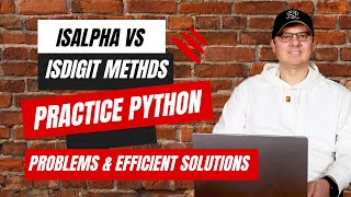 Python isalpha vs isdigit string method