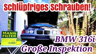 Schlüpfriges Schrauben - BMW 316i Compact | Große Inspektion am E36 | Projekt 2022