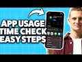 How To Check Time Spent On Apps On iPhone 2026 (Step-By-Step Tutorial)